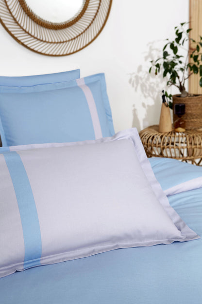 Set Lenjerie de pat Ozdilek – COLOUR STRIPE - Albastru - 1 Persoana