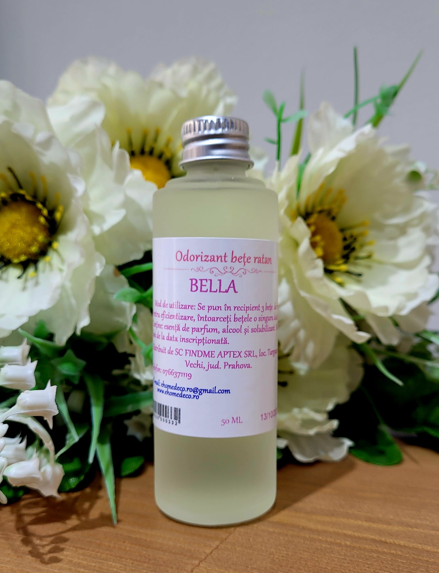 Odorizant ambient cu betisoare BELLA - 50 ml