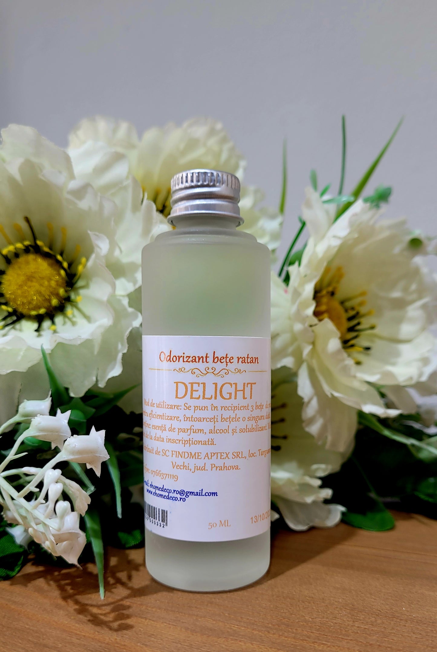 Odorizant ambient cu betisoare DELIGHT - 50 ml