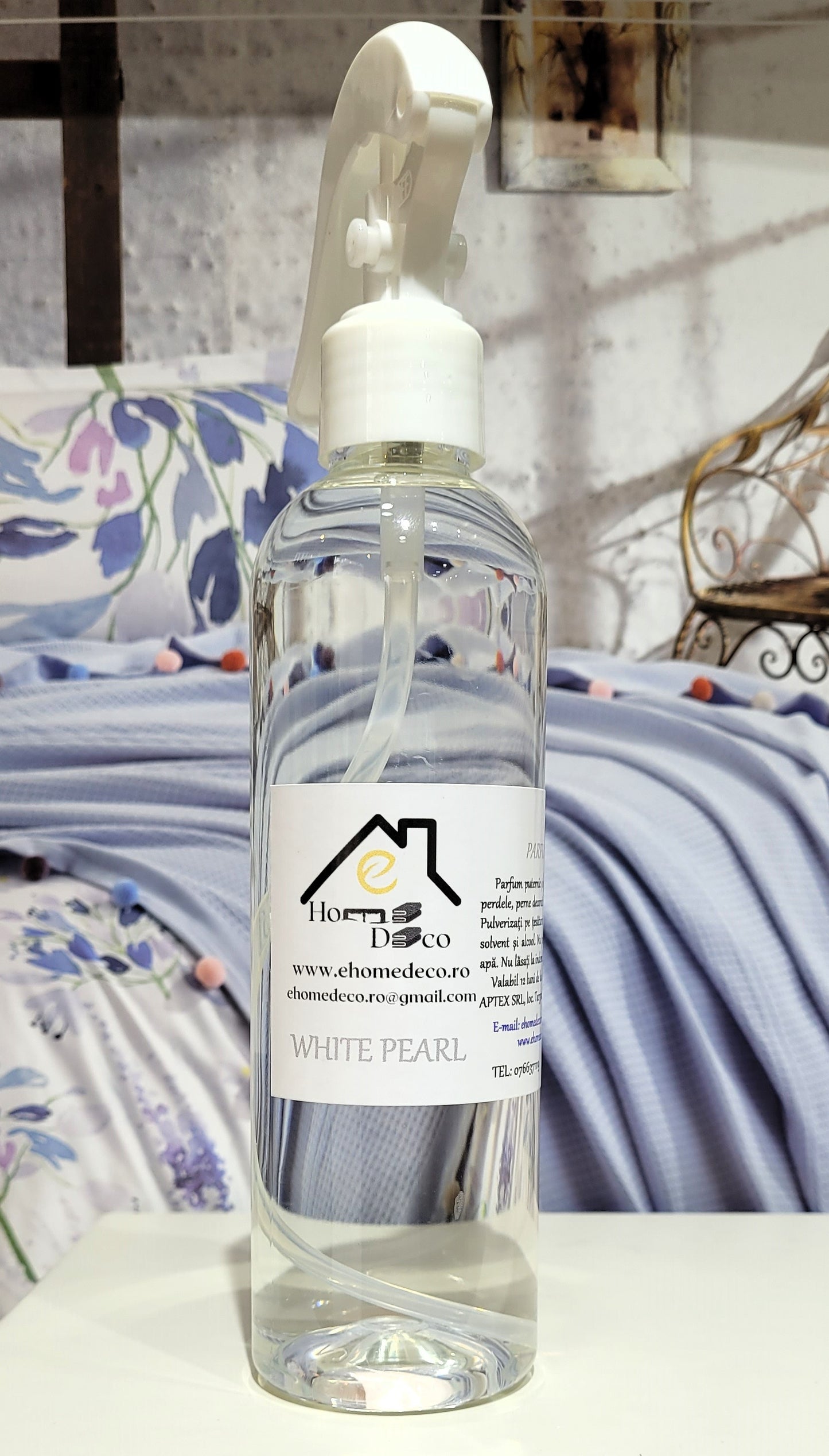 Parfum textile cu pulverizator WHITE PEARL - 250 ml