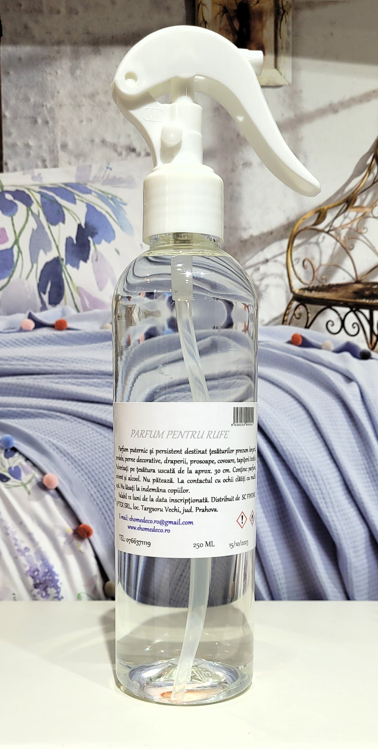 Parfum textile cu pulverizator WHITE PEARL - 250 ml