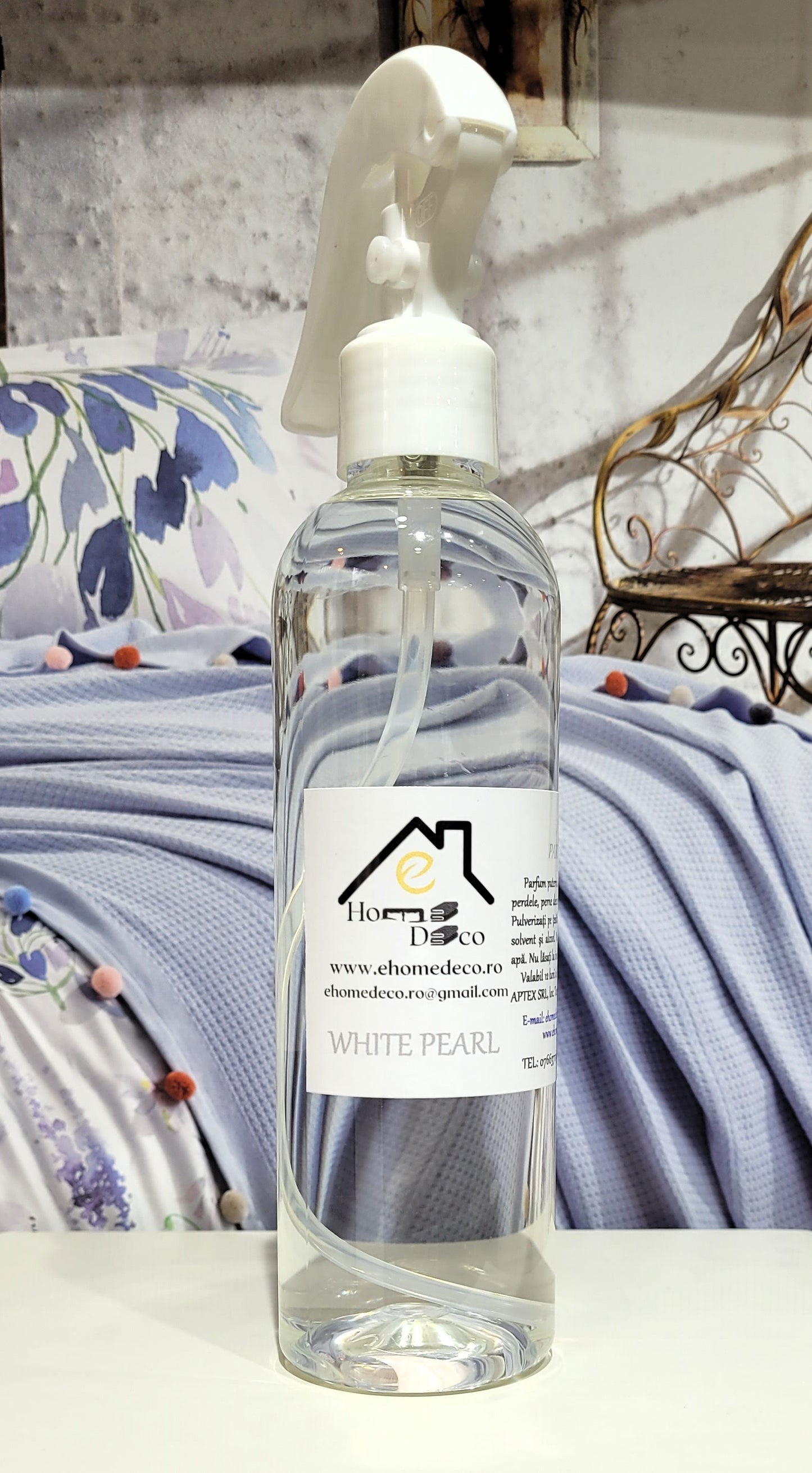 Parfum textile cu pulverizator WHITE PEARL - 250 ml