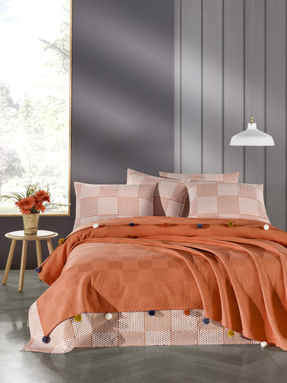 Set lenjerie pat TUBANUR – Ponpon Pique