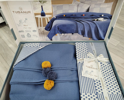 Set lenjerie pat TUBANUR – Ponpon Pique