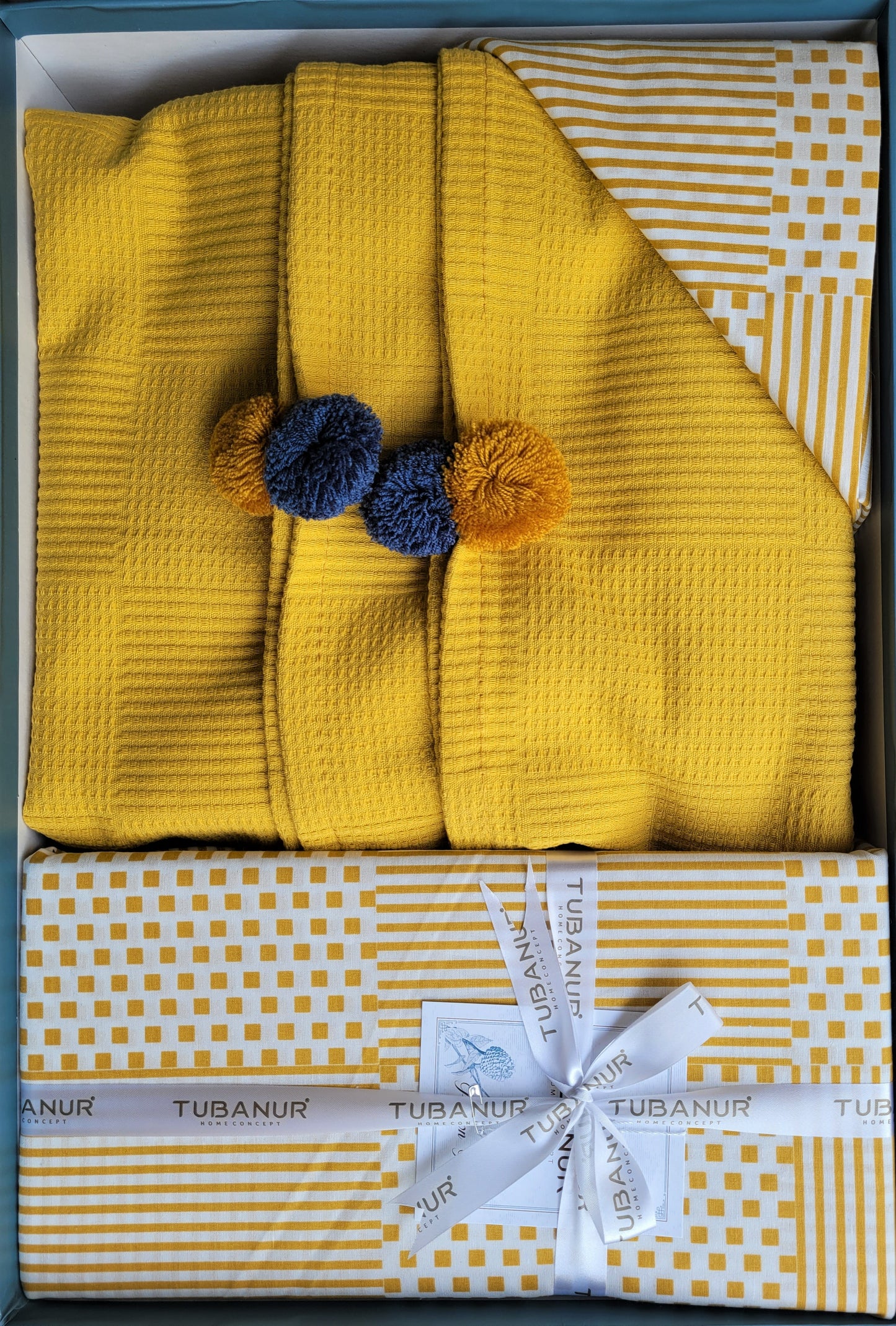 Set lenjerie pat TUBANUR – Ponpon Pique