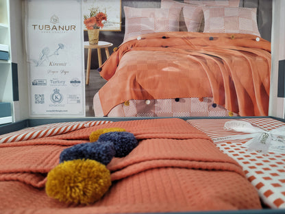 Set lenjerie pat TUBANUR – Ponpon Pique