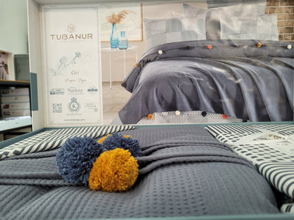 Set lenjerie pat TUBANUR – Ponpon Pique