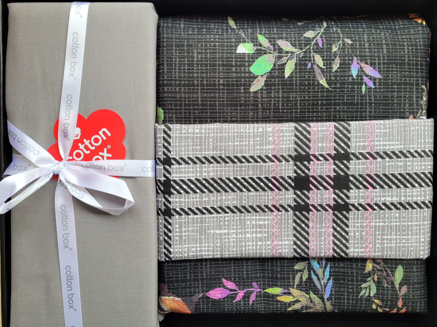 Lenjerie de pat COTTON BOX ALANIS GRI