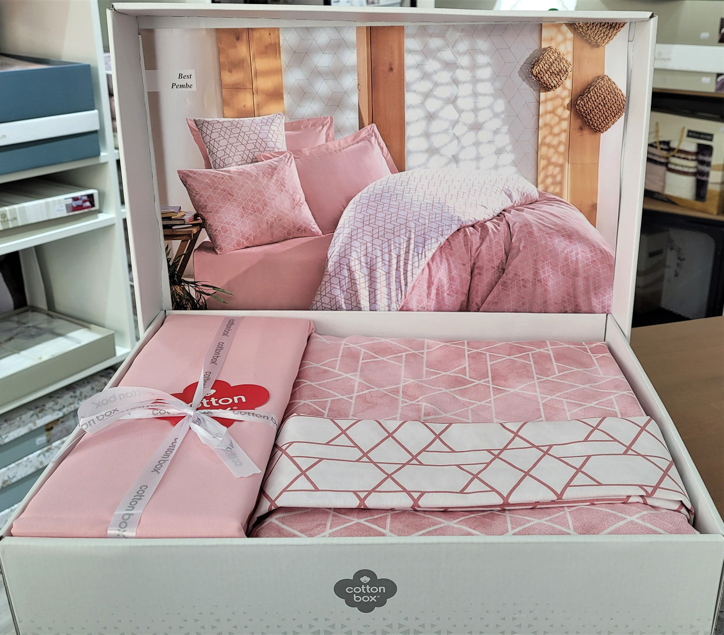 Lenjerie de pat COTTON BOX BEST PEMBE