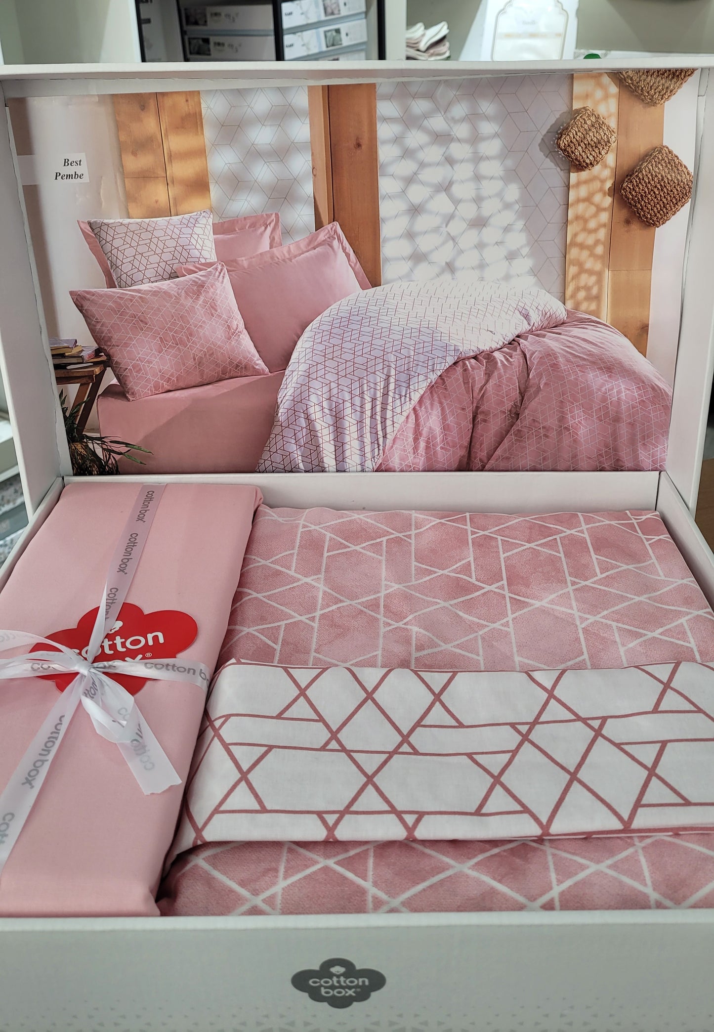 Lenjerie de pat COTTON BOX BEST PEMBE