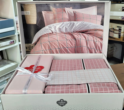 Lenjerie de pat COTTON BOX RONNY PEMBE
