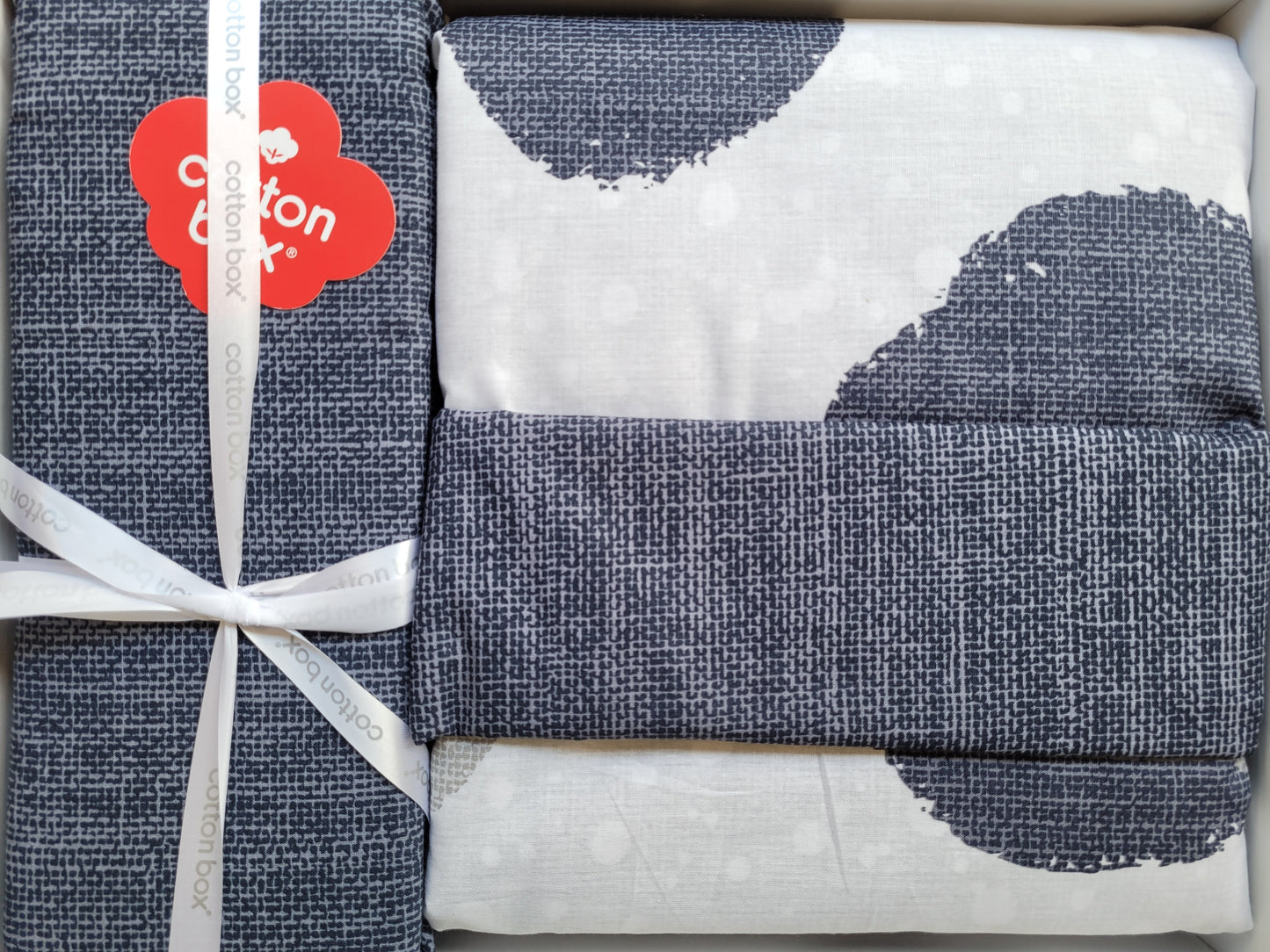 Lenjerie de pat COTTON BOX ORVA INDIGO