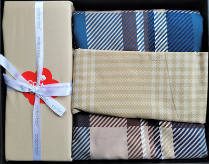 Lenjerie de pat COTTON BOX  DENVER BEJ