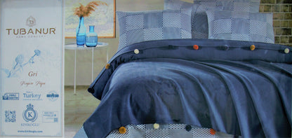 Set lenjerie pat TUBANUR – Ponpon Pique
