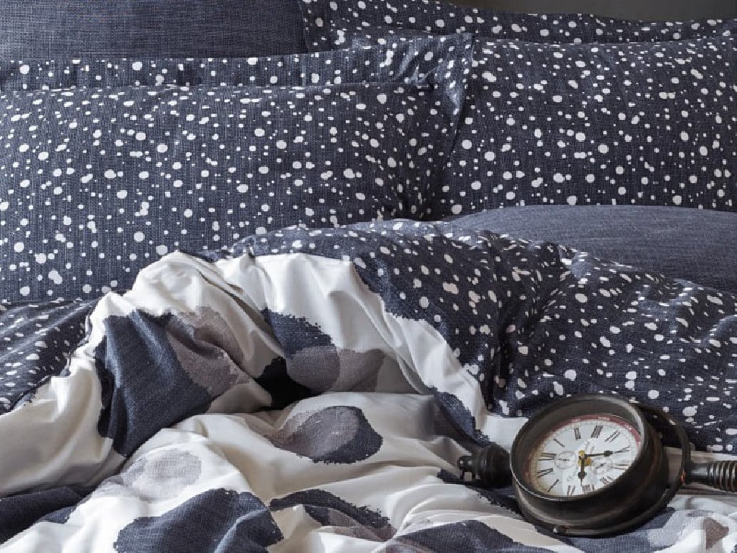 Lenjerie de pat COTTON BOX ORVA INDIGO